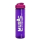 a translucent hot pink lid & transparent violet bottle 24 oz slim fit water bottle with flip lid