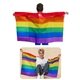 a rainbow rainbow pride body flag