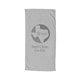 aerial view a gray soft coastal beach towel, image 1 of 2
