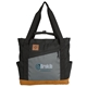aerial view a charcoal kapston(r) willow recycled tote - pack, image 1 of 7