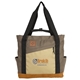 aerial view a tan kapston(r) willow recycled tote - pack, image 1 of 6