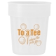 aerial view a frost fluted 16 oz recycled stadium cup, image 1 of 4