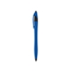 aerial view a blue with black trim / black ink dart click ballpoint pen, image 1 of 3