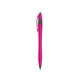 aerial view a fuchsia with gray trim / black ink dart click ballpoint pen, image 1 of 3