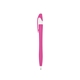 aerial view a fuchsia with white trim / black ink dart click ballpoint pen, image 1 of 3