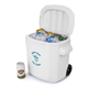 aerial view a white coleman(r) 28 qt. wheeled cooler, image 1 of 3