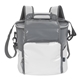 a white/gray the viking collection(r) 24- can tarpaulin cooler tote - pack