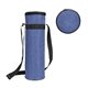 aerial view a royal blue rpet heathered wine cooler tote bag, image 1 of 2