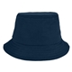 a navy blue classic cotton bucket cap