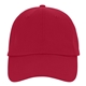 aerial view a red relaxed sports cap, image 1 of 3