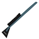 a black blade & eco blue handle recycled deluxe ice scrapers snowbrush