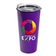 a violet tumbler & clear lid the roadmaster - 18 oz travel tumbler with clear slide lid - digital