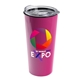 a hot pink tumbler & clear lid the roadmaster - 18 oz travel tumbler with clear slide lid - digital