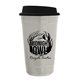a eco gray tumbler & black lid the eco traveler - 16 oz insulated cup