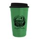 a eco green tumbler & black lid the eco traveler - 16 oz insulated cup