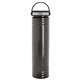 aerial view a smoke bottle & black with gray trim lid 32 oz adventure bottle with ez grip lid - made with tritan(tm) renew, image 1 of 2