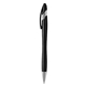 aerial view a black sleek metallic barrel stylus pen, image 1 of 2
