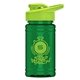 aerial view a group of mini 16 oz pete sports bottle with drink thru lid, image 14 of 17