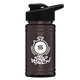 aerial view a group of mini 16 oz pete sports bottle with drink thru lid, image 16 of 17