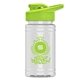 aerial view a group of mini 16 oz pete sports bottle with drink thru lid, image 4 of 17
