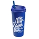 aerial view a group of the roadmaster - 20 oz travel tumbler with auto sip lid straw, image 1 of 17