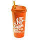 aerial view a group of the roadmaster - 20 oz travel tumbler with auto sip lid straw, image 5 of 17