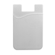 aerial view a white envelope & white wallet greeting card with silicone smart wallet, image 1 of 2