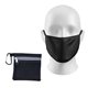a black mask & black bag mesh bag + mask102 (blank)