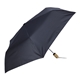 aerial view a navy blue shed rain(tm) 42 rpet bamboo - handled auto - open / close compact umbrella, image 1 of 3