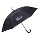 aerial view a black shed rain(tm) vortex(r) v2 50 vented auto - open stick umbrella, image 1 of 6