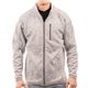 a heather grey burnside mens sweater knit jacket