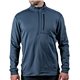 aerial view a midnight navy mountain standard pathfinder 1/4 zip fleece, image 1 of 5