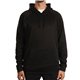 a black burnside performance tech fleece hoodie