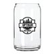 aerial view a clear 16 oz beer can glass - usa, image 1 of 2