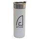 a white yowie vacuum powder coat tumbler -18 oz.