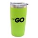 a matte lime 20 oz vacuum tumbler
