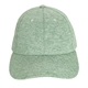 aerial view a green structured heathered fabric cap, image 1 of 3