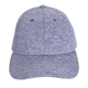 aerial view a light blue structured heathered fabric cap, image 1 of 3