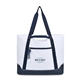 aerial view a white harborside xl tote bag, image 1 of 4