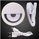 aerial view a white 3.5 white selfie / encore / concert / makeup ring light, image 1 of 4