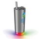 aerial view a stainless steel hidratespark(r) 20 oz pro tumbler, full color digital, image 1 of 3