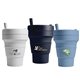 a group of stojo 16 oz collapsible cup, full color digital
