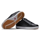 aerial view a black footjoy ladies links casual golf shoes, image 2 of 2