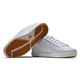 aerial view a white footjoy ladies links casual golf shoes, image 2 of 2