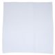 a white cotton feel swaddle blanket 42 x 42 200gsm poly / spandex - full color