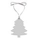 aerial view a group of thin acrylic holiday - shape ornaments, image 17 of 17