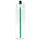aerial view a green recyclable sports bottle with flip - up lid - 32 oz, image 1 of 2