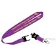aerial view a pms 2593c berkeley custom printed lanyard usb flash drive, image 4 of 4