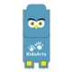 aerial view a owl custom promotional paws n claws magnetic bookmark, image 2 of 2