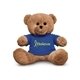 aerial view a reflex blue 8.5 plush bear with t - shirt, image 1 of 5